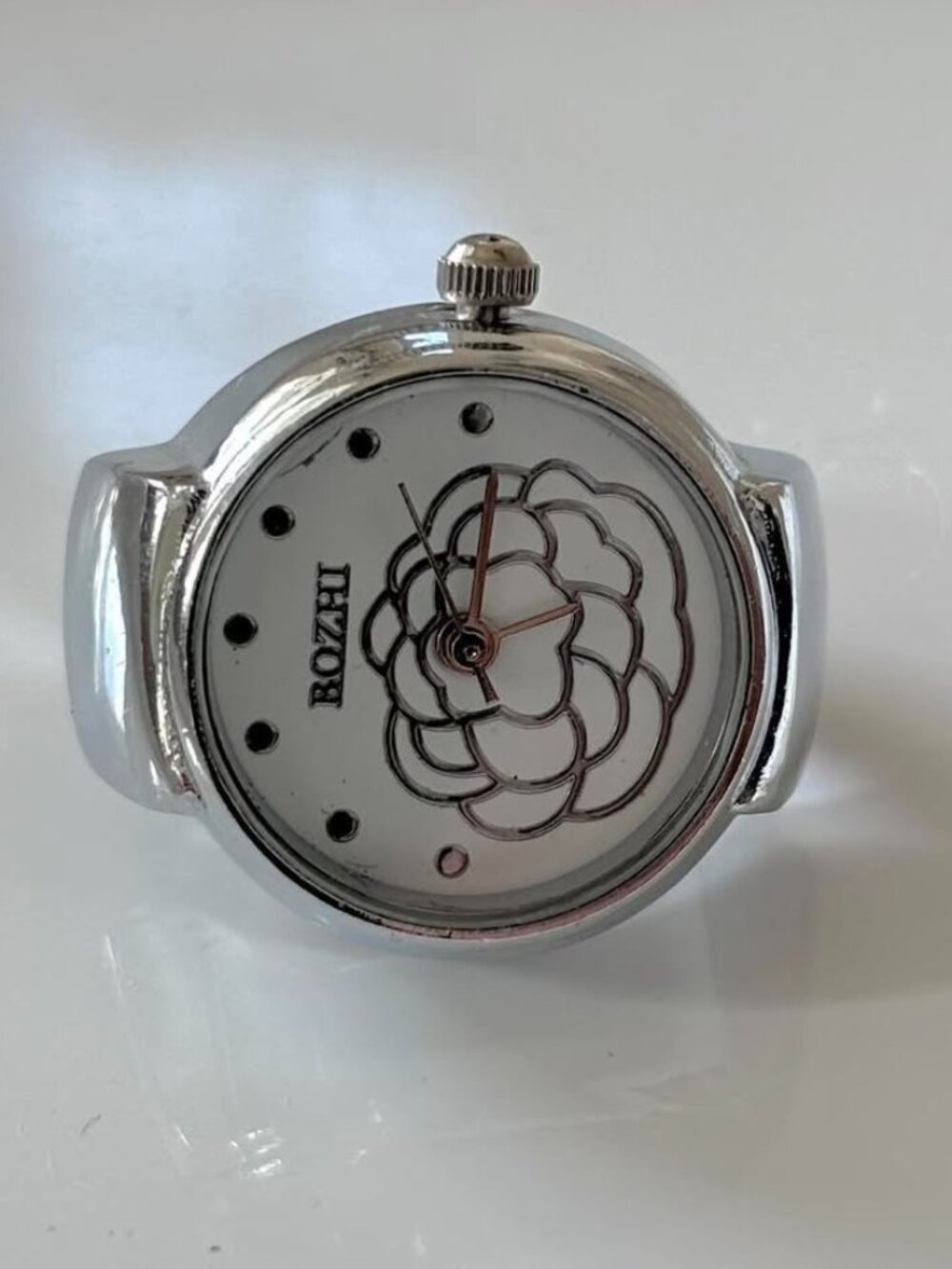 cool ring watch stainless steel adjustable
